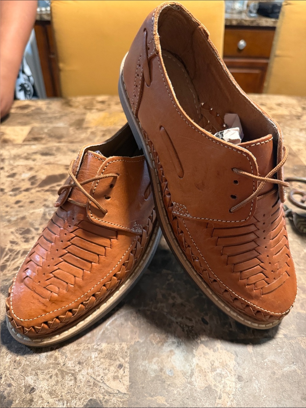 Men's Brown Mexican Huarache dress shoes